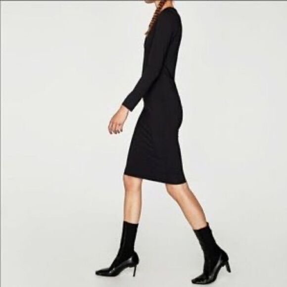 ZARA Bodycon Midi Dress - Picture 3 of 9